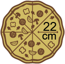 پیزارا pizzara 22cm